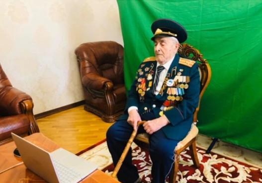 Команда проекта «Воспоминания солдата победы» организовала для воспитанников детдомов онлайн встречу с ветераном ВОВ